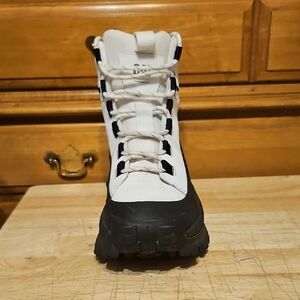 Caterpillar White and Black Men's Trespass Galosh Boots